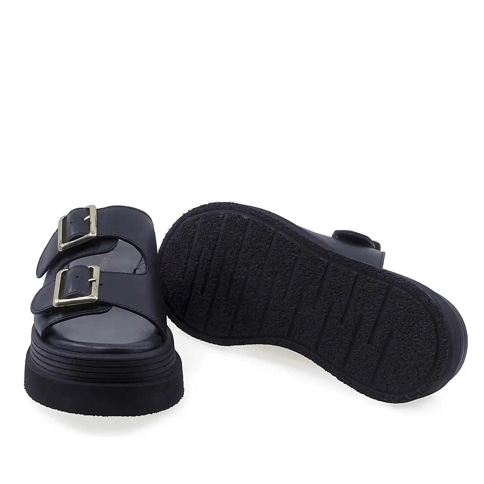 Papuci dama Anna Viotti D202-82370 platforma 4,5 cm spate si 4 cm fata talpa usoara si confortabila