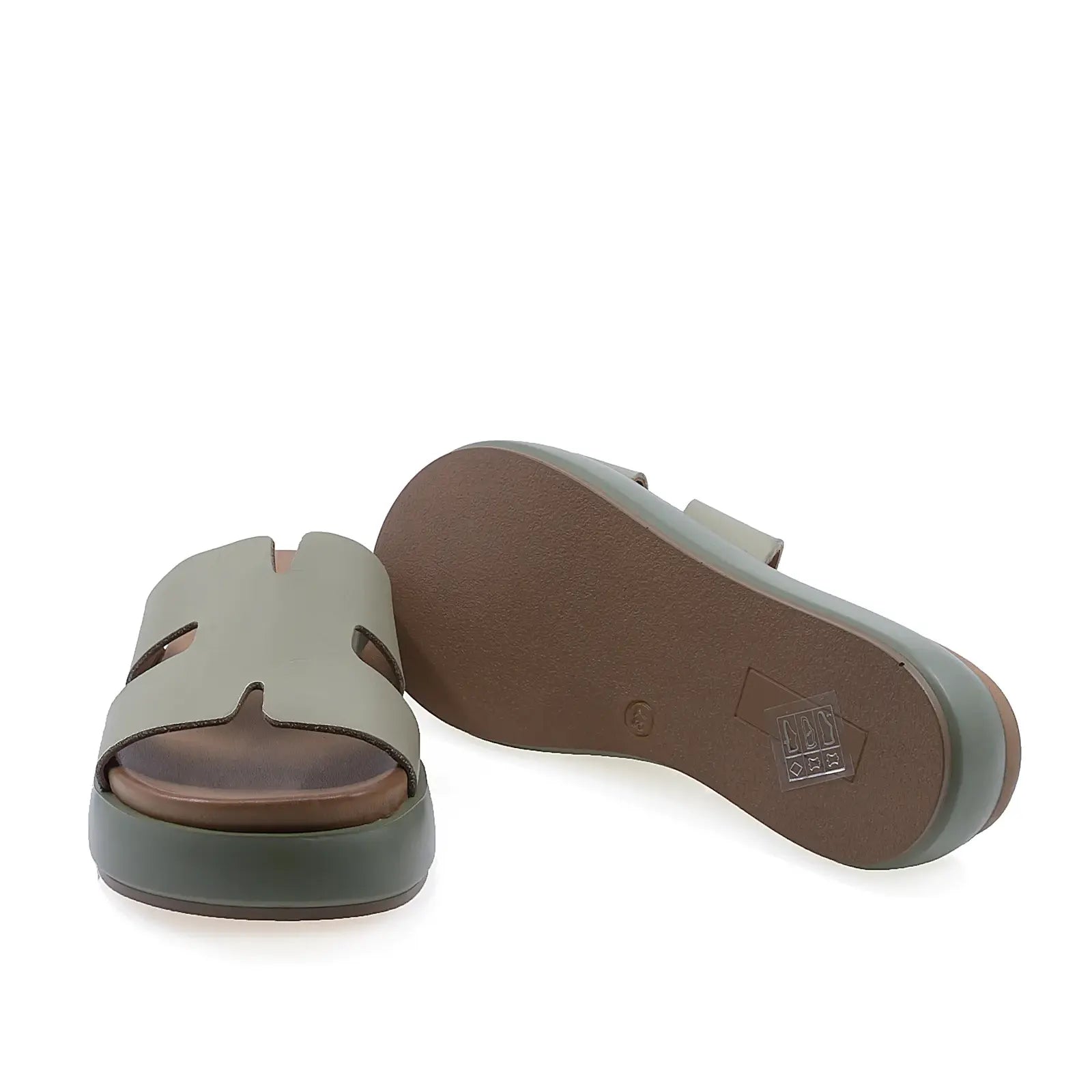 Papuci dama Anna Viotti D58-2713 cu talpa platforma de 4 cm pentru confort si stabilitate la mers