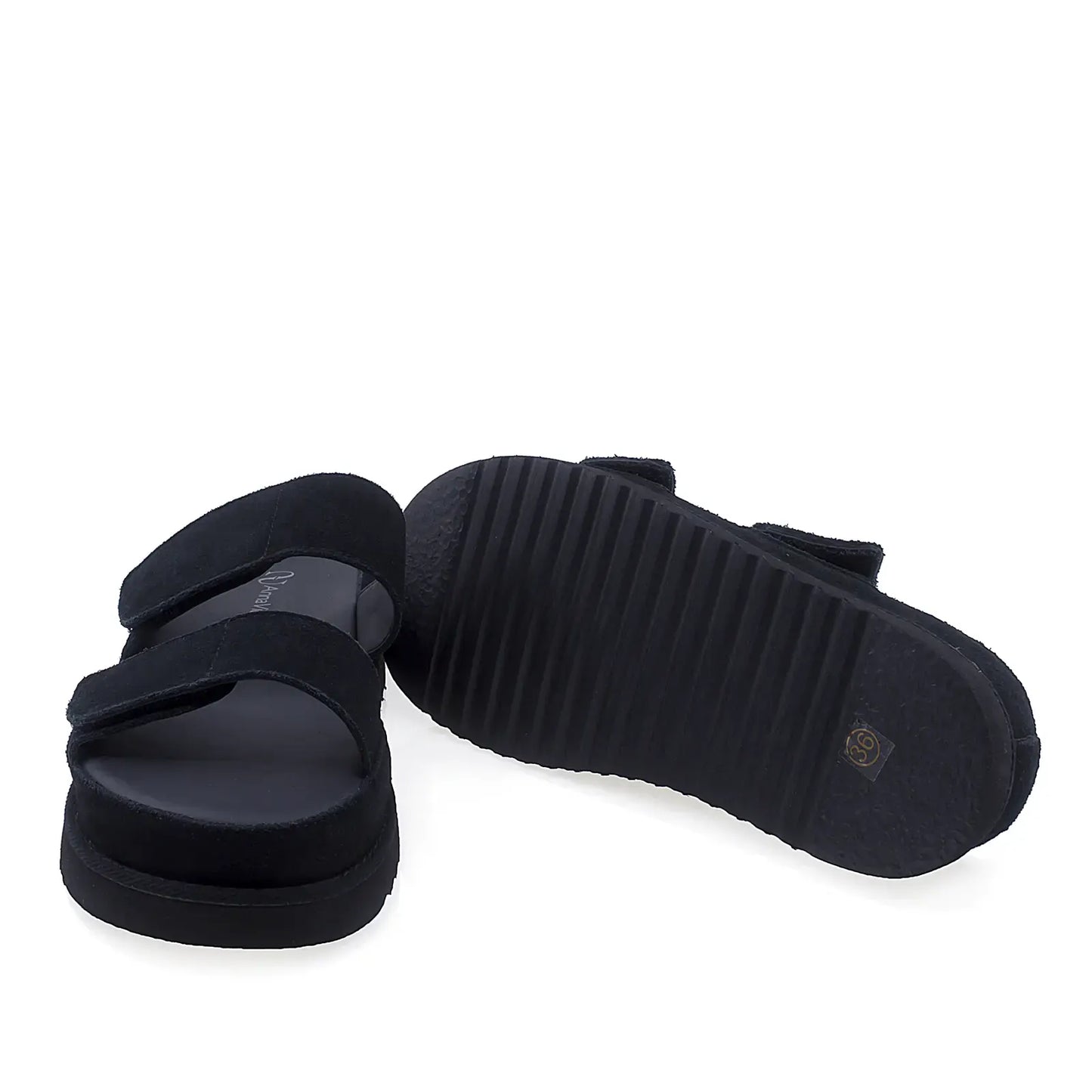 Papuci dama casual Anna Viotti cu talpa platforma de 5 cm pentru mers stabil si confortabil