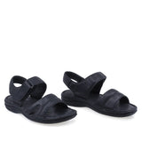 Sandale bărbați Goretti B25-2527 negre din piele naturală, confortabile și ideale pentru purtare zilnică