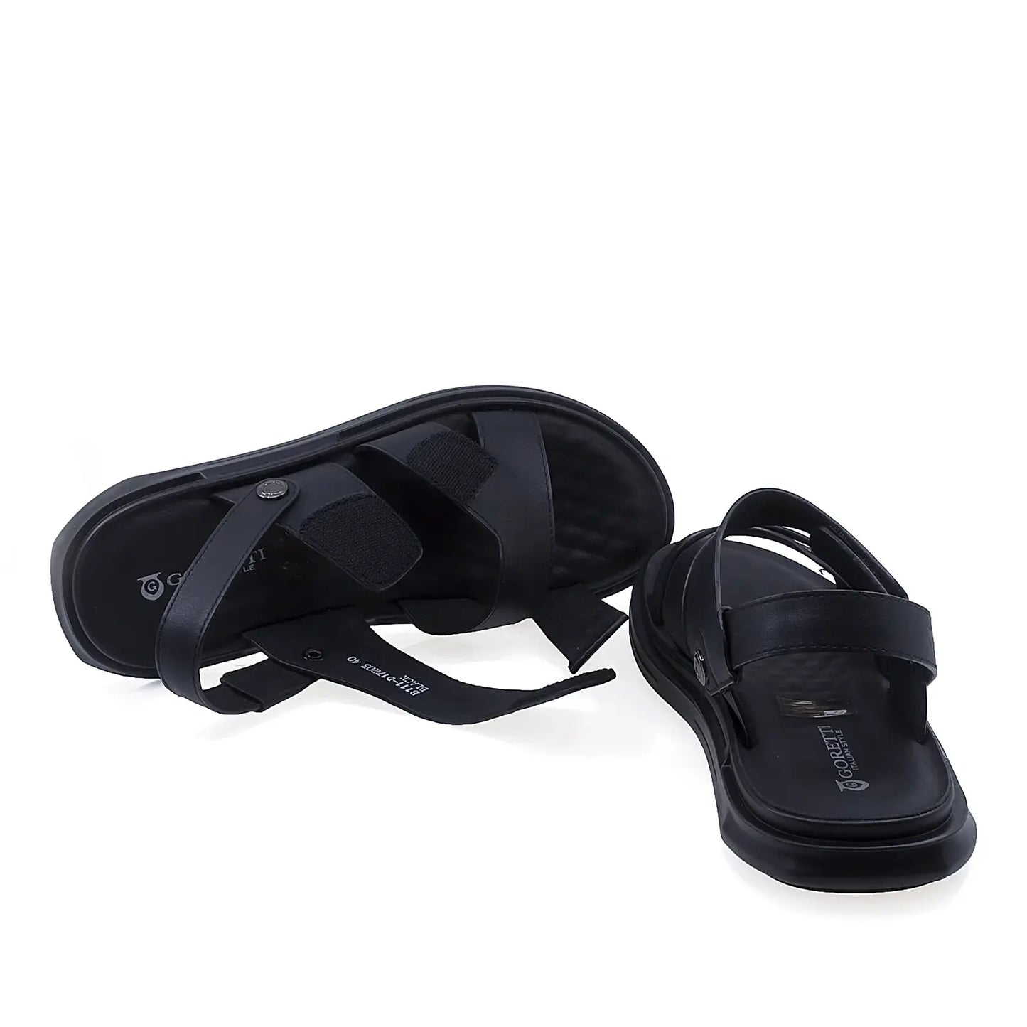 Sandale barbati Goretti B111-D17203 interior din mesina naturala pentru confort sporit