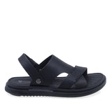 Sandale barbati Goretti B111-D172016 piele naturala neagra vedere lateral dreapta talpa foarte flexibila