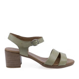 Sandale damă casual elegante Anna Viotti D12-192 olive, vedere laterală dreapta, confort și stil pentru fiecare zi