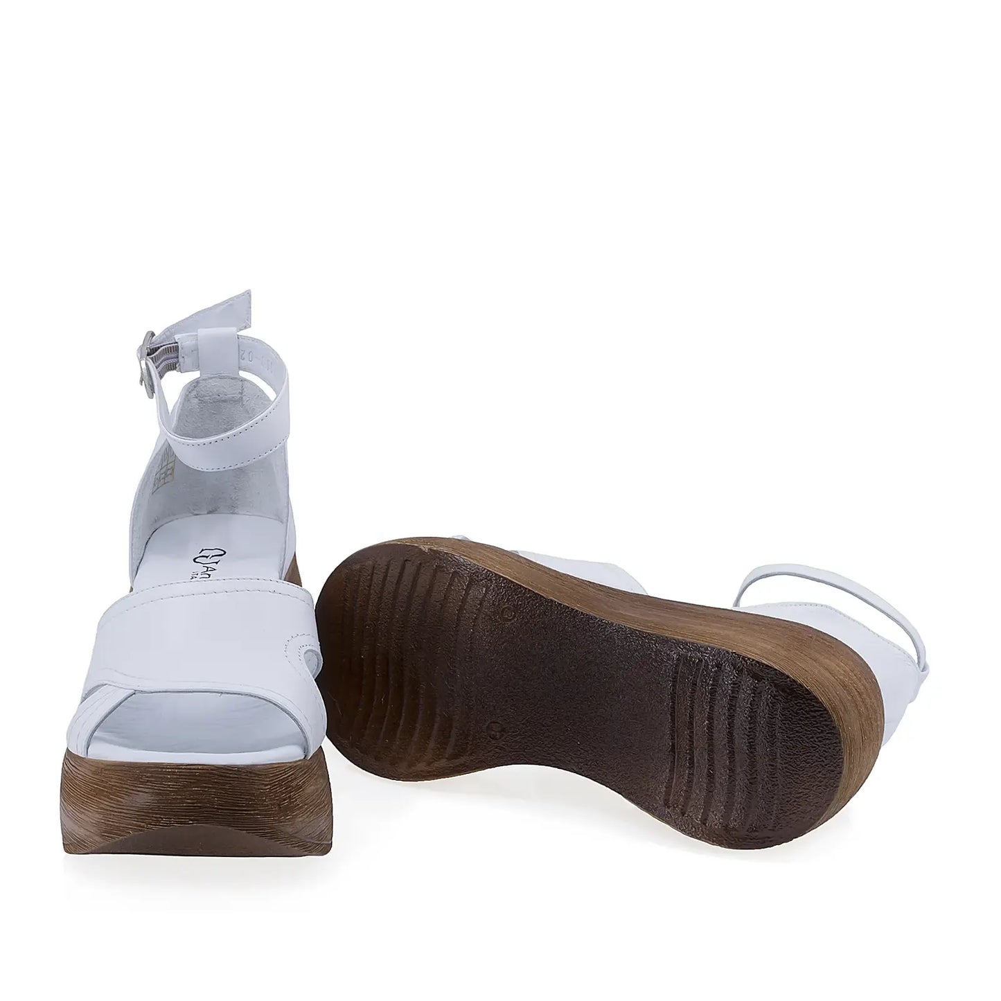 Sandale damă cu platformă ortopedică de 8 cm Anna Viotti D19-1903, ușoare și stabile pentru mers confortabil