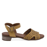 Sandale damă casual elegante Anna Viotti D19-86 galbene, vedere laterală dreapta, confortabile și moderne