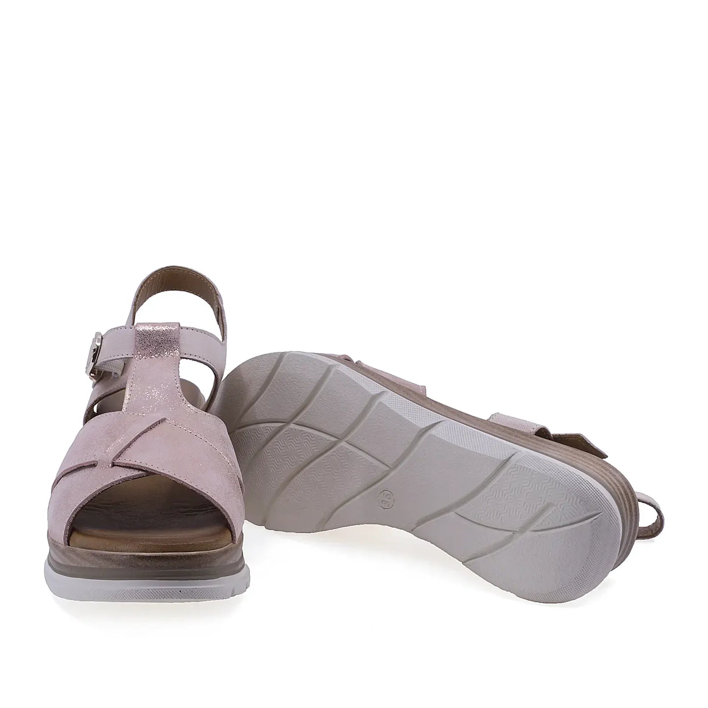 Sandale damă Anna Viotti D20-H2987 cu platformă de 4 cm, confortabile și stabile pentru mers îndelungat