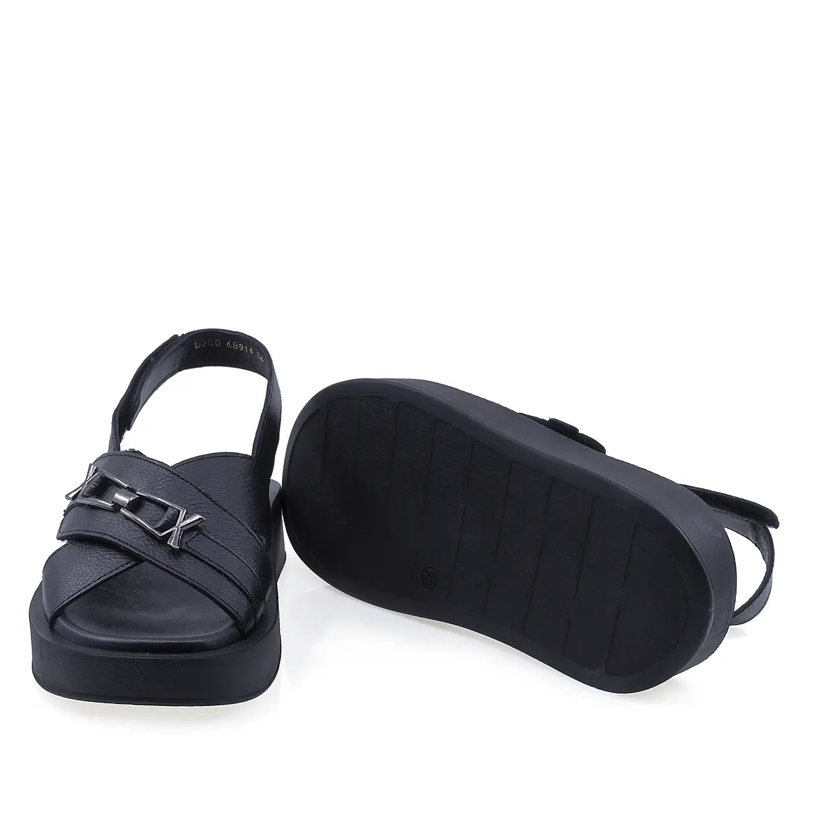 Sandale damă Anna Viotti D200-68314 cu platformă de 4 cm și talpă flexibilă pentru mers confortabil