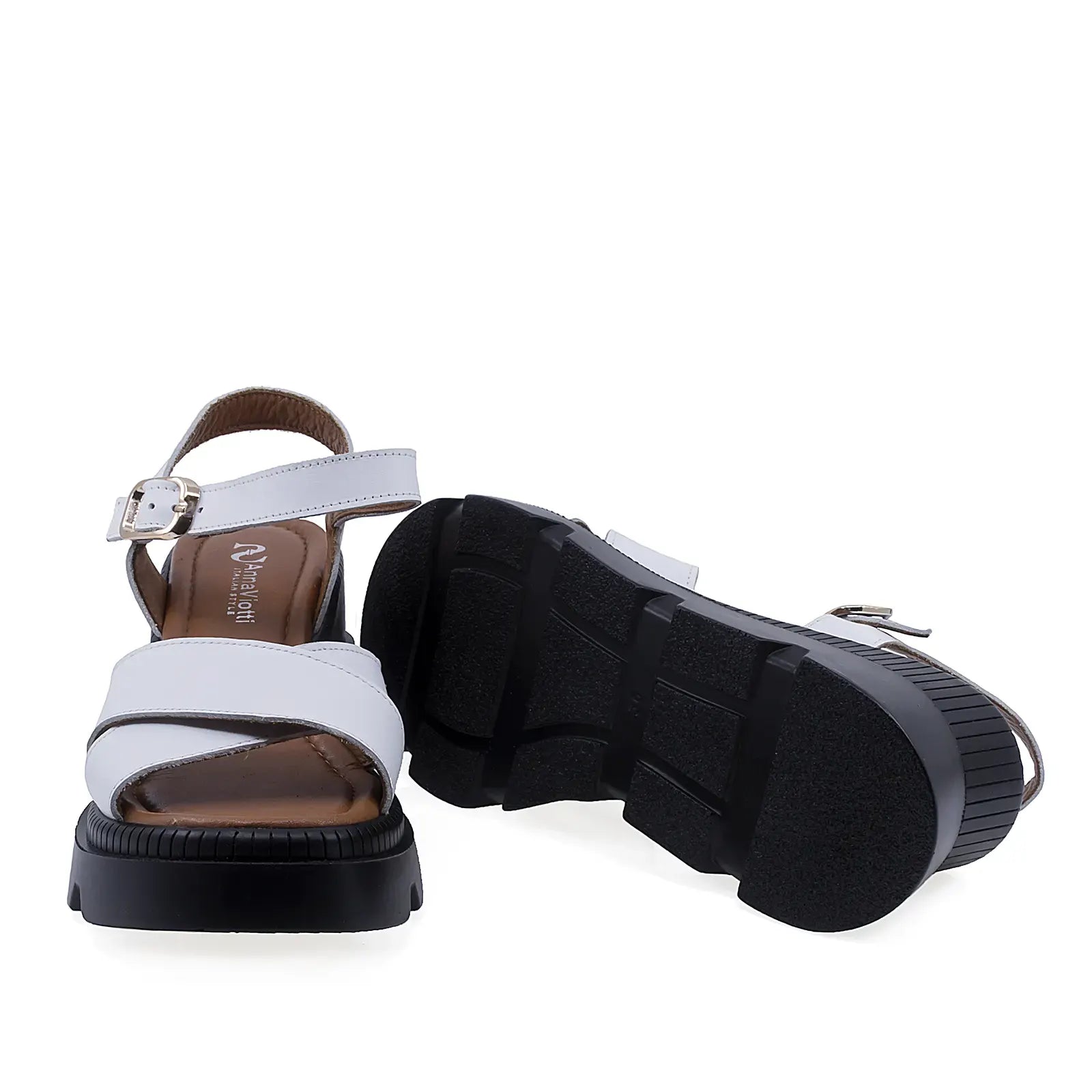 Talpa ușoară a sandalelor damă Anna Viotti D22-L1233 cu platformă pentru confort la mers
