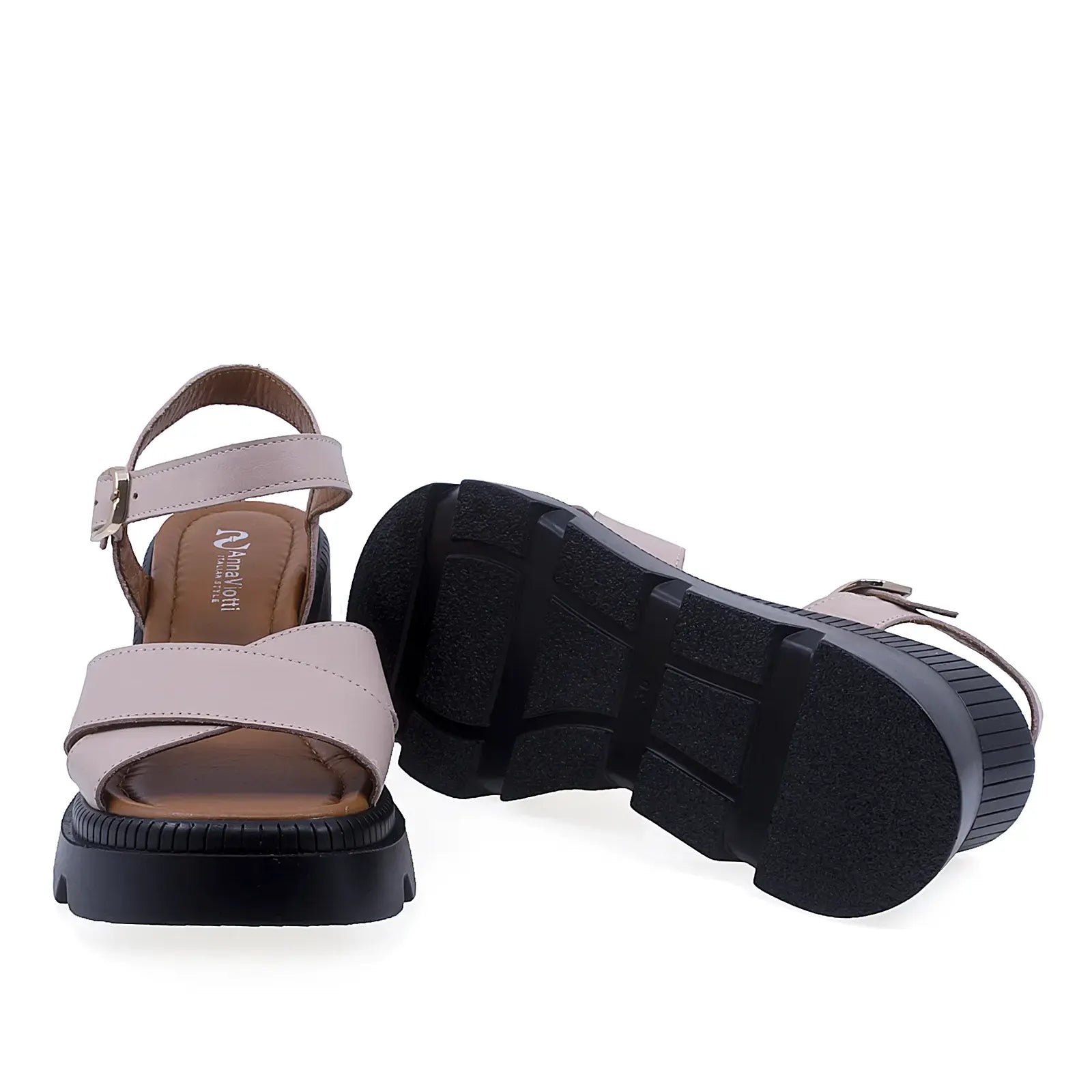 Talpa sandalelor Anna Viotti D22-L1233, platformă de 7 cm pentru confort și stabilitate la mers