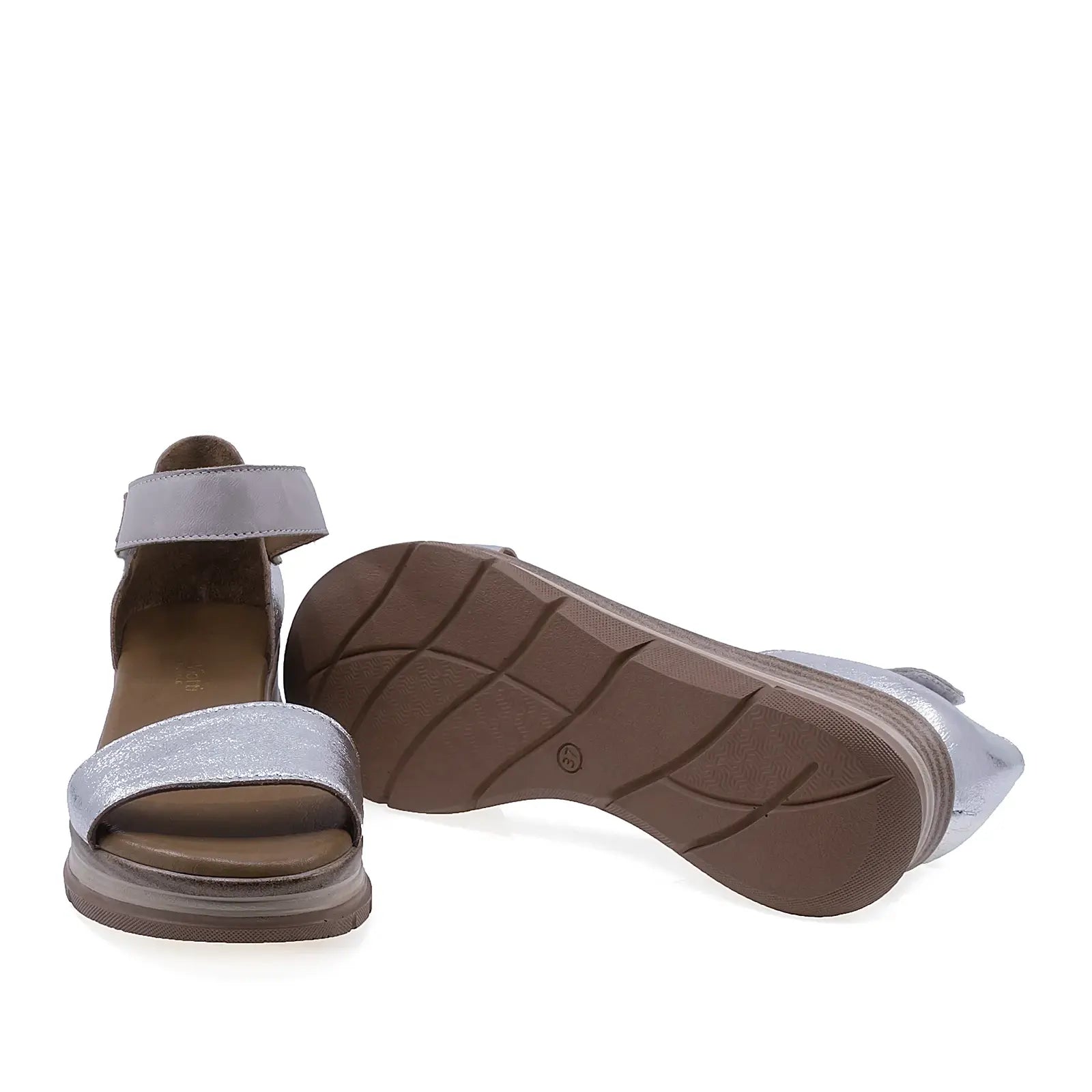 Sandale dama Anna Viotti D22-S574 cu talpa ortopedica si platforma de 5 cm pentru confort zilnic