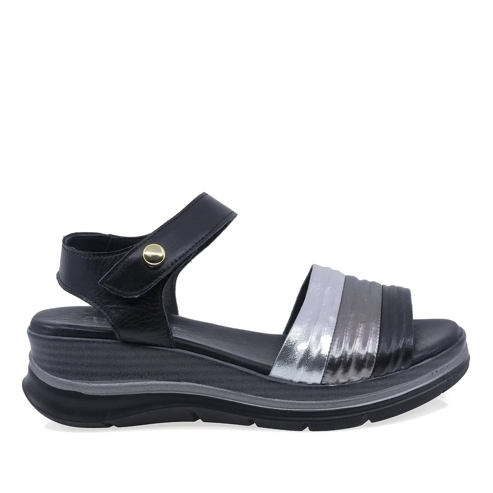 Profil lateral dreapta sandale dama Anna Viotti D22-S629 din piele naturala