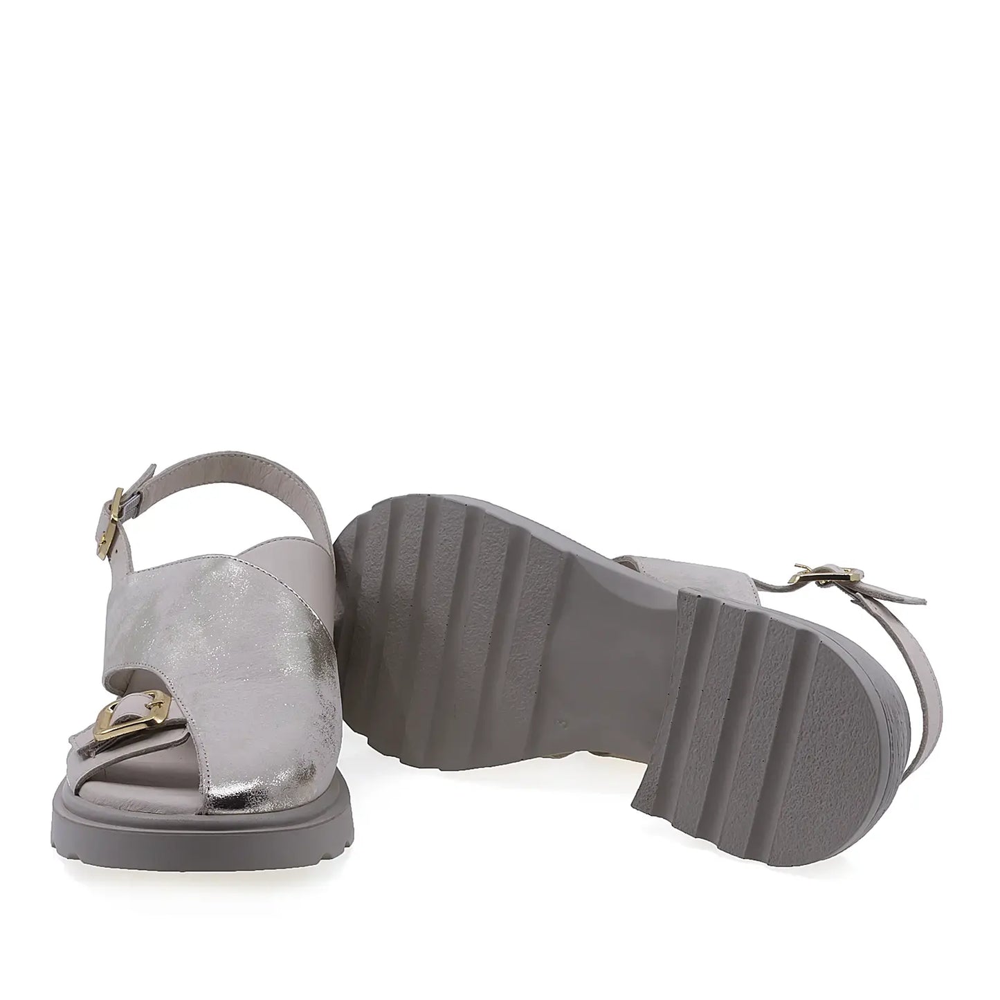 Sandale dama Anna Viotti D22-S636 cu talpa groasa confortabila si toc de 3,5 cm pentru mers relaxat