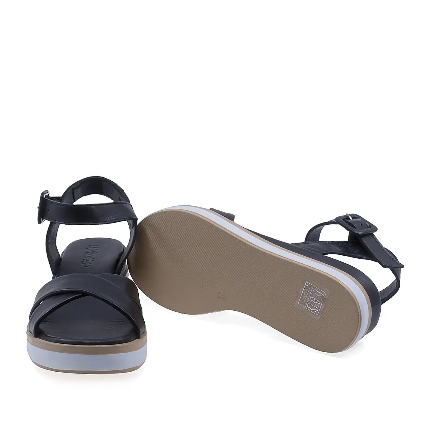 Sandale damă Anna Viotti D58-2515 cu platformă ușoară, înălțime 2 cm față și 4 cm spate pentru confort optim