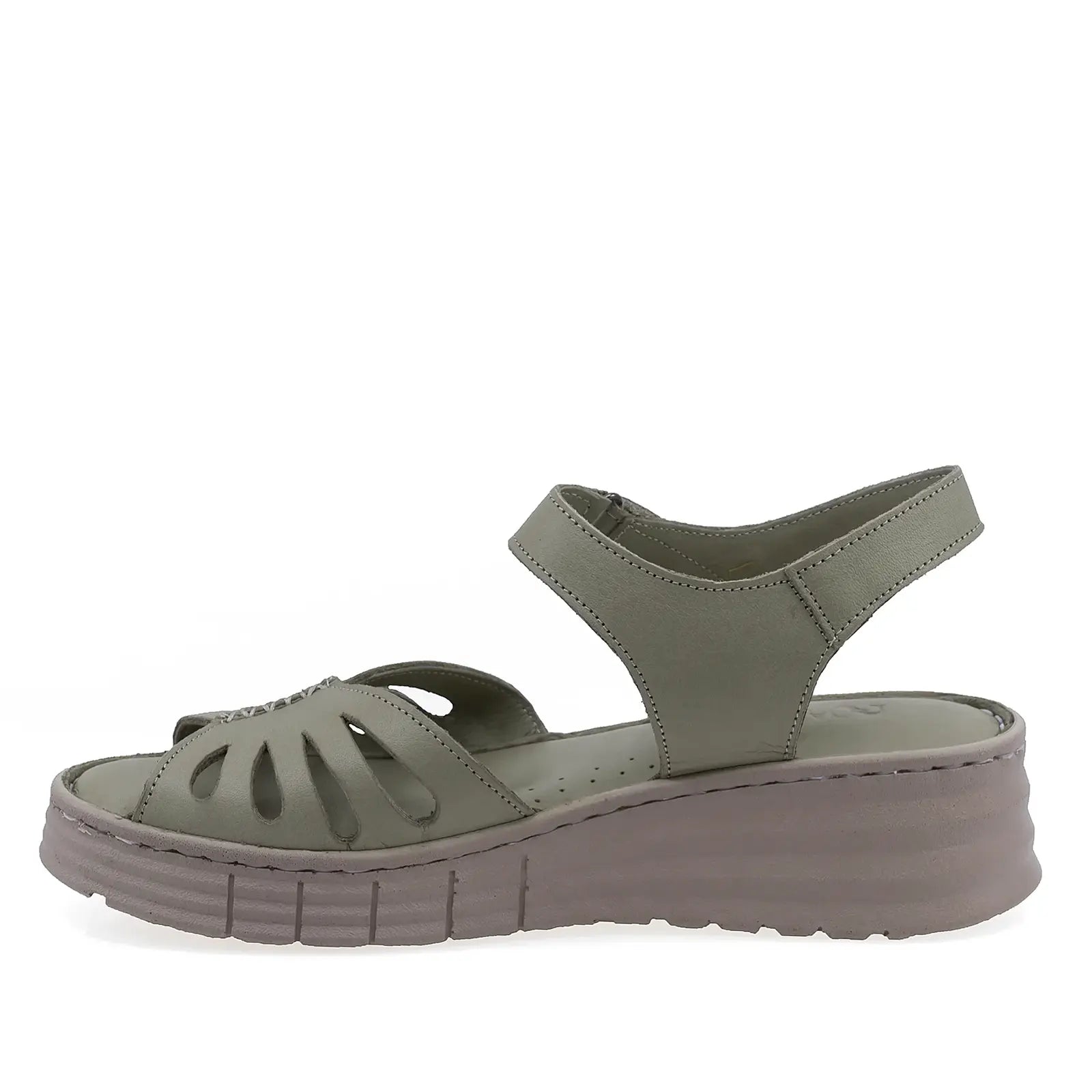 Sandale dama Anna Viotti D60-210 verzi din piele naturala, model modern si confortabil pentru vara