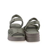 Sandale dama casual Anna Viotti D60-210 verzi, talpa ortopedica pentru stabilitate si confort
