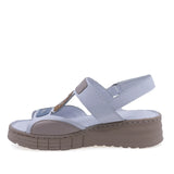Sandale damă Anna Viotti D60-434 albe din piele naturală, confortabile și elegante pentru purtare zilnică