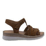 Sandale dama casual Anna Viotti D60-451 coniac, vedere laterala dreapta, confortabile si elegante pentru vara