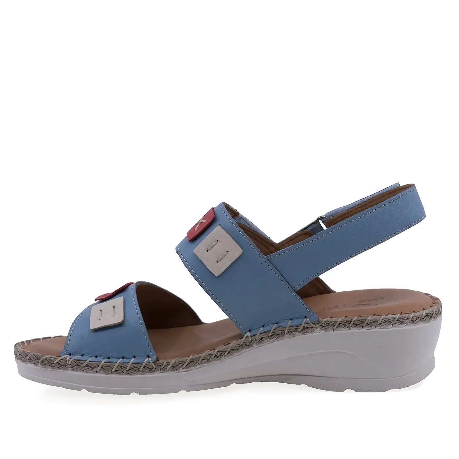 Profil lateral al sandalelor casual Anna Viotti D72-750