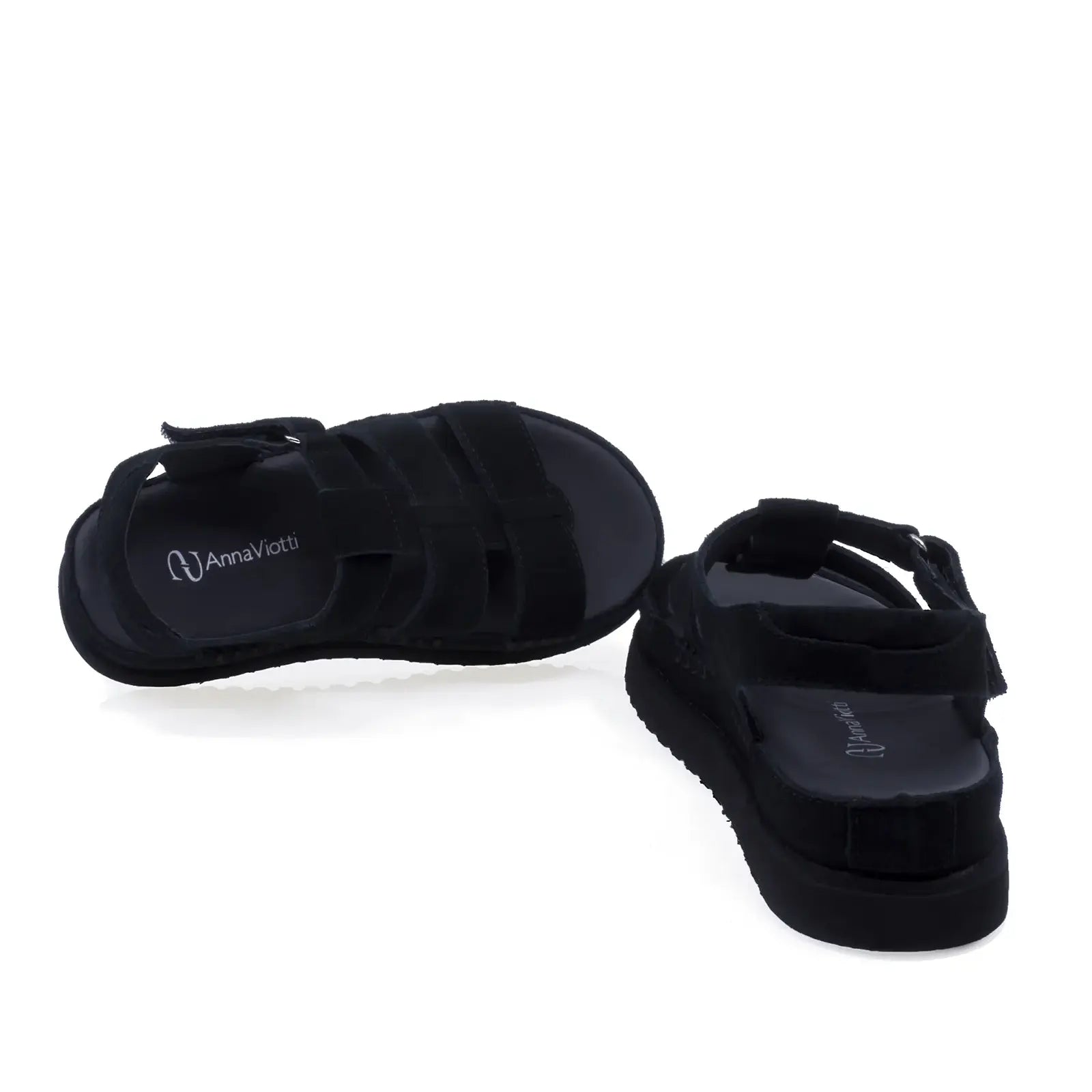 Sandale dama Anna Viotti D113-OWS002-8 interior din mesina naturala confort ridicat pentru purtare zilnica