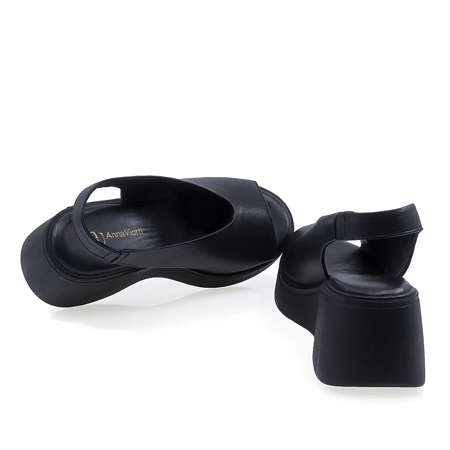 Sandale dama Anna Viotti D202-82374 interior din mesina naturala confort ridicat pentru purtare zilnica