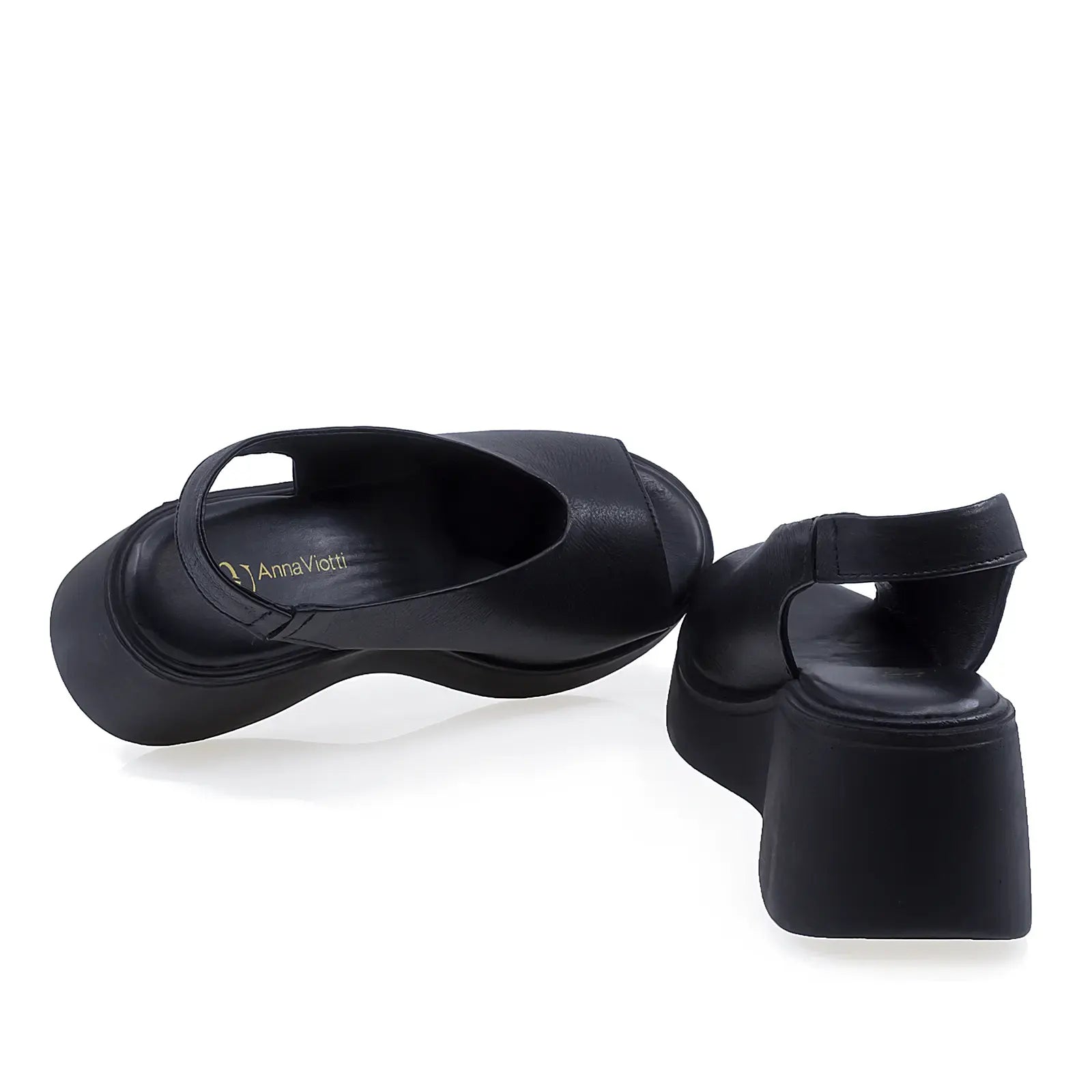 Sandale dama Anna Viotti D202-82374 interior din mesina naturala confort ridicat pentru purtare zilnica