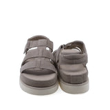 Sandale dama casual Anna Viotti D113-OWS002-8 vedere spate piele intoarsa bej design modern