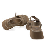 Sandale dama Anna Viotti D113-OWS003-1 interior din mesina naturala pentru confort zilnic