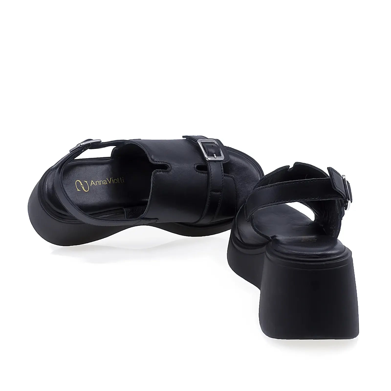 Sandale dama Anna Viotti D202-82377 cu interior din mesina naturala pentru confort sporit la purtare