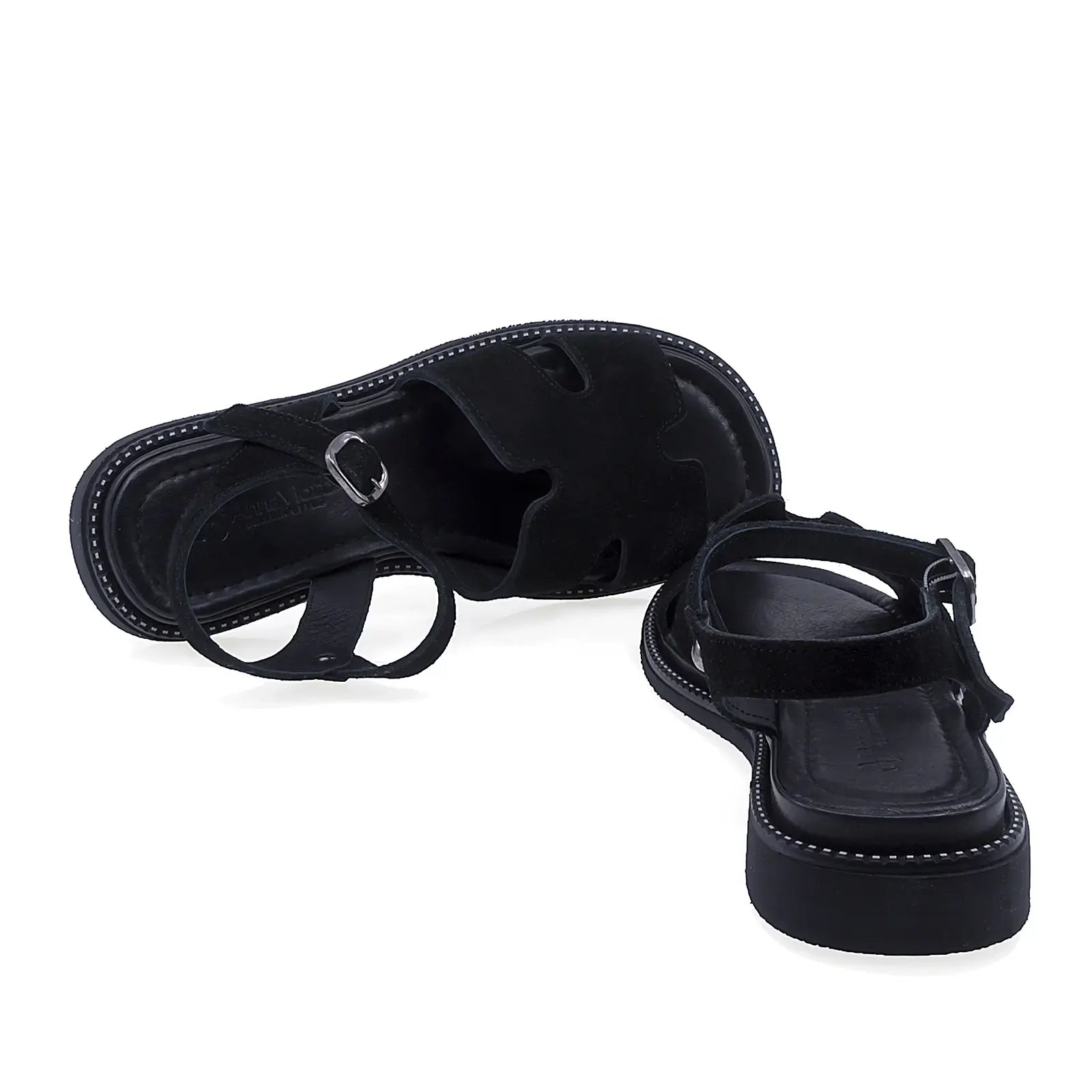 Sandale dama Anna Viotti D50-1813 cu interior din mesina naturala pentru confort sporit