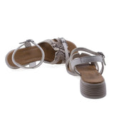 Sandale dama Anna Viotti D42-10209 interior din mesina naturala pentru confort si respirabilitate