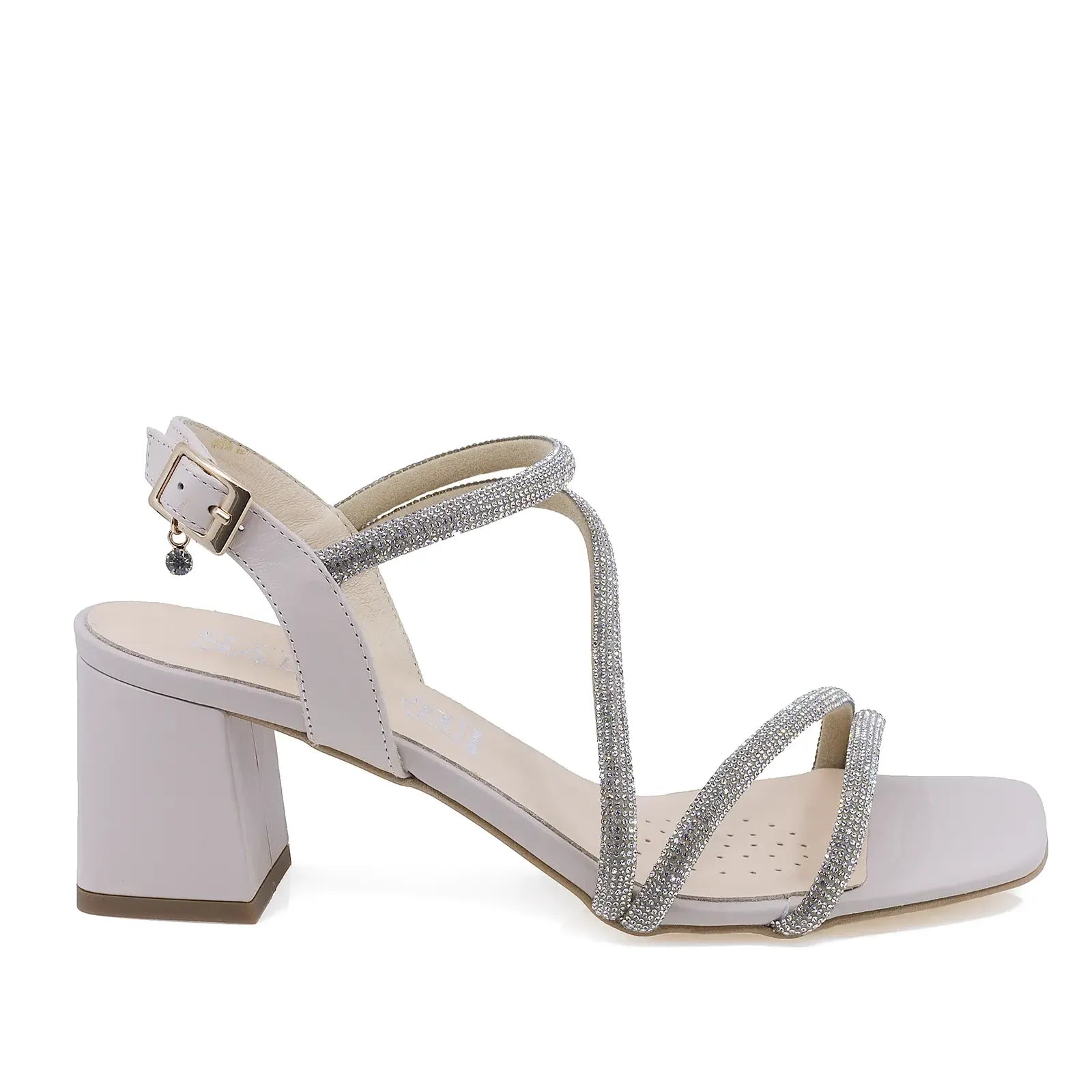 Sandale damă Sala 20264 din piele naturală bej, vedere lateral dreapta – eleganță fluidă și design feminin modern