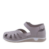 Sandale dama casual Anna Viotti D60-M31 gri vedere laterala stanga stil modern si confortabil