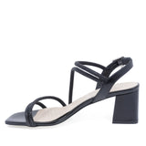 Sandale elegante damă negre Sala 20264, lateral stânga – siluetă elegantă și stil versatil pentru orice ținută