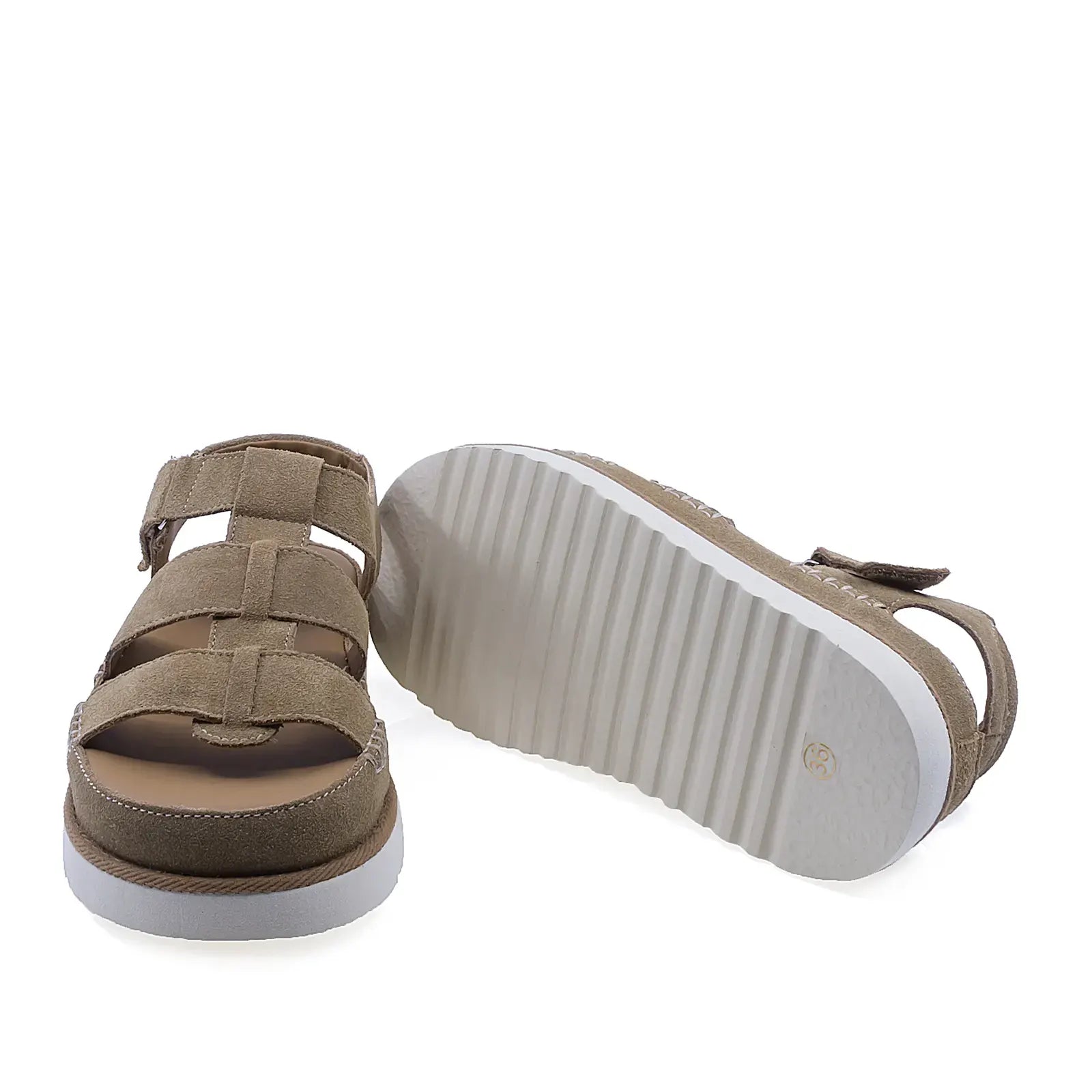 Sandale dama Anna Viotti D113-OWS002-8 platforma 4 cm fata si 5 cm spate talpa usoara si confortabila