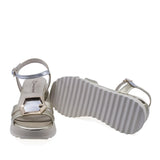 Sandale dama Anna Viotti D106-RD909-A823 cu talpa ortopedica usoara de 3,5 cm confortabila si stabila