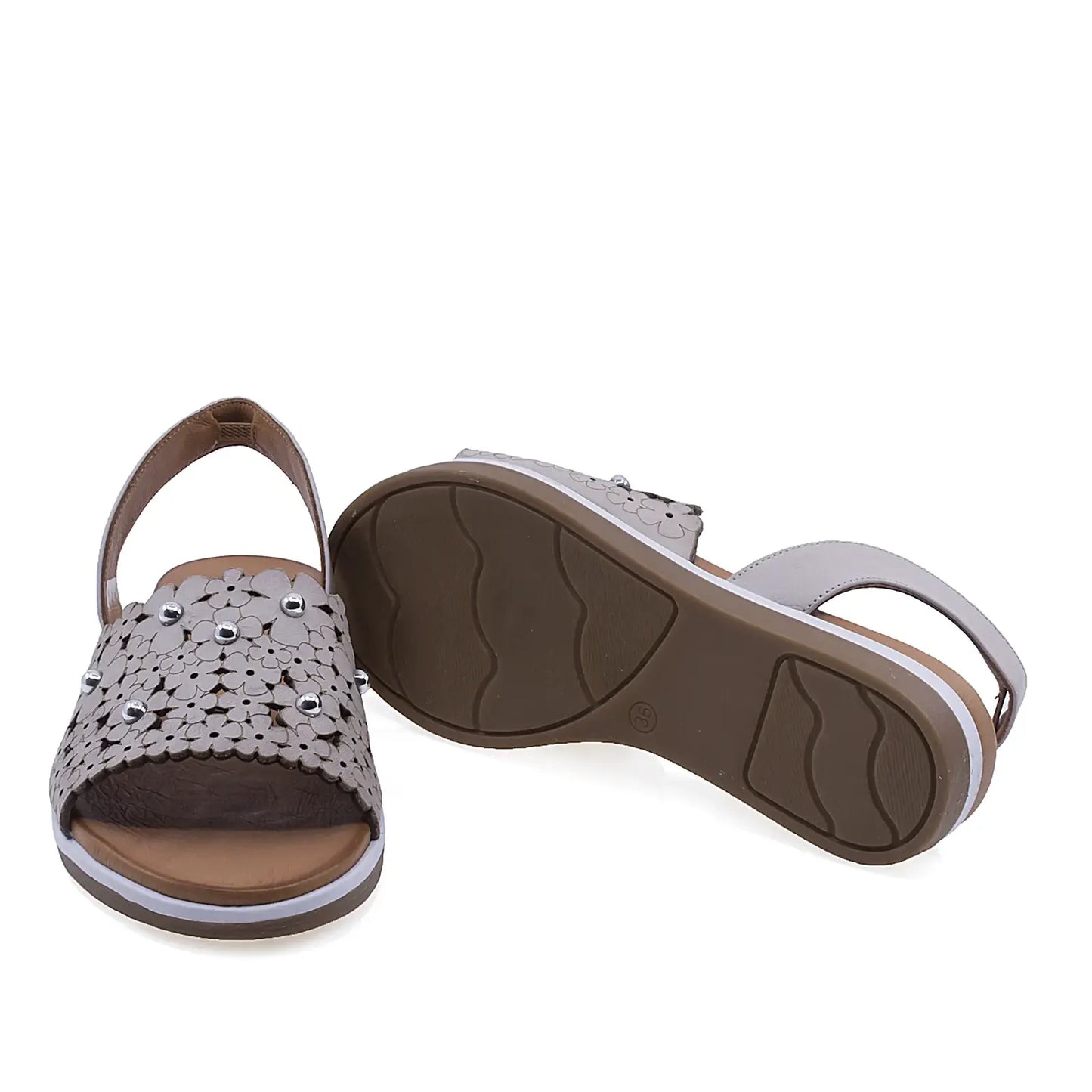 Sandale dama Anna Viotti D45-2653 talpa ortopedica 3 cm confortabila pentru mers zilnic