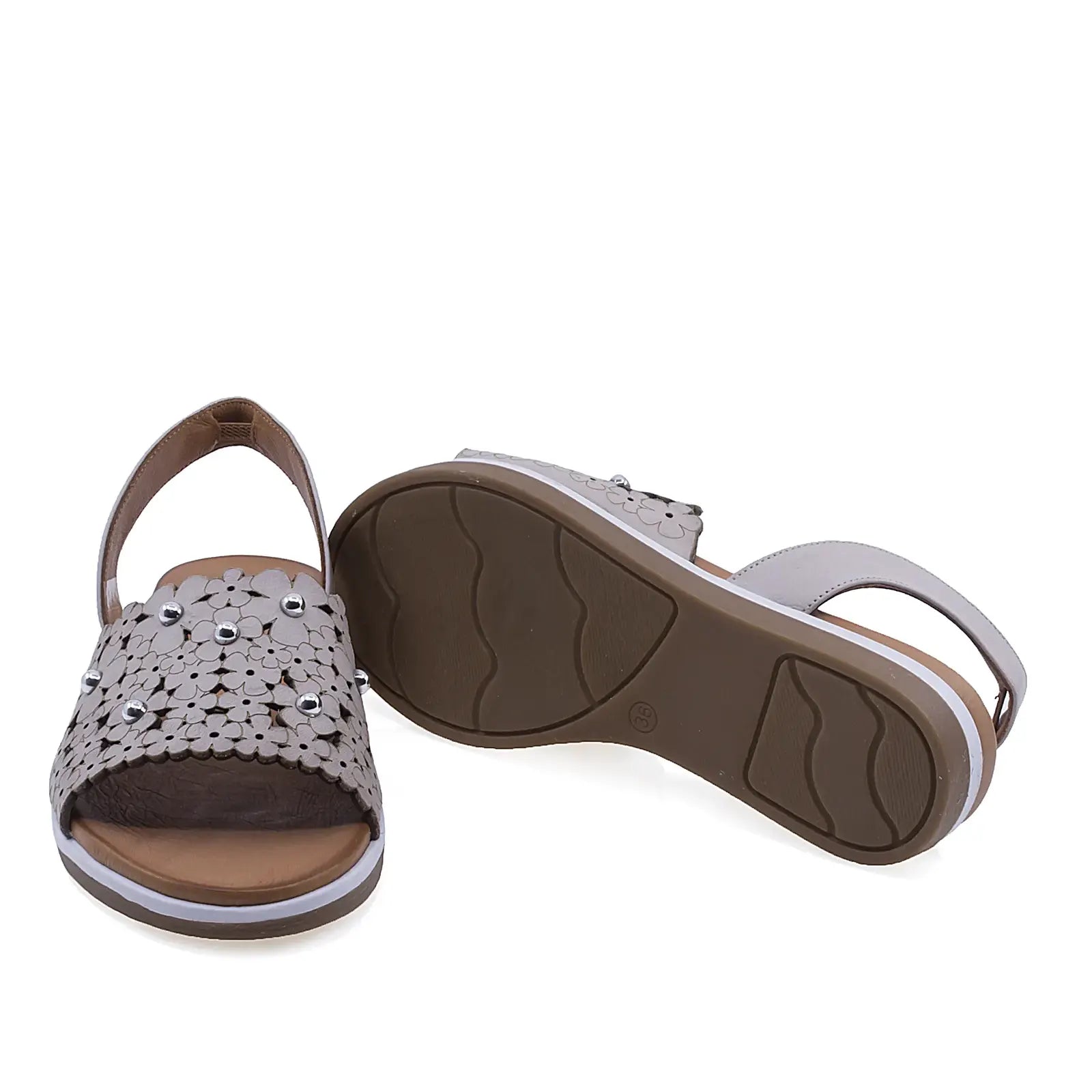 Sandale dama Anna Viotti D45-2653 talpa ortopedica 3 cm confortabila pentru mers zilnic
