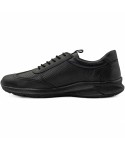 Pantofi barbati Goretti din piele naturala B64-2470 negru