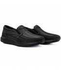 Pantofi barbati Goretti din piele naturala B 64-2057 negru