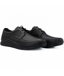 Pantofi barbati Goretti din piele naturala B64-3621 negru