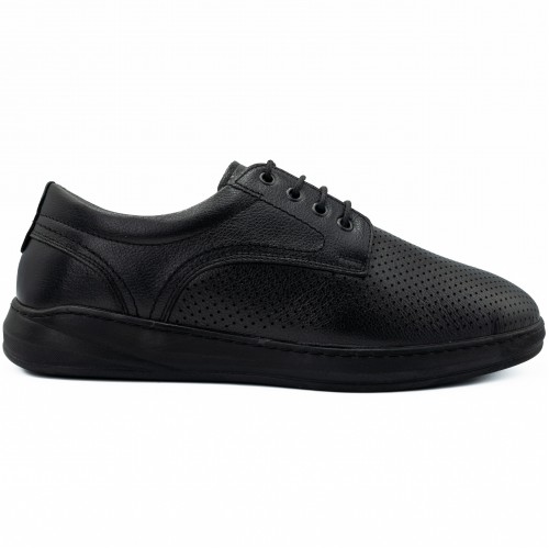 Pantofi barbati Goretti din piele naturala B36-1669 negru