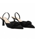 Sandale dama din piele naturala Anna Viotti D 2324 negru