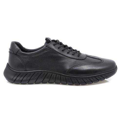 Pantofi barbati casual Goretti din piela naturala B64-2450 negru