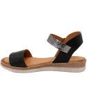 Sandale dama din piele naturala Anna Viotti D 2463 negru