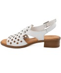 Sandale Anna Viotti din piele naturala D 42-6003 alb