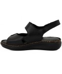 Sandale dama din piele naturala Anna Viotti D 60-328 negru