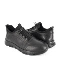 PANTOFI CASUAL GORETTI DIN PIELE NATURALA NEGRI - 571