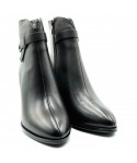 Botine dama din piele naturala D HS023-7066 NEGRU 