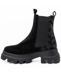 ghete dama Anna Viotti din piele naturala d44 - 4412 velur negru 