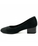 PANTOFI DAMA ANNA VIOTTI DIN PIELE NATURALA D 24100 VELUR NEGRU 